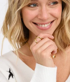 EDJI Bague en acier inoxydable Ange* Bijoux|Accessoires