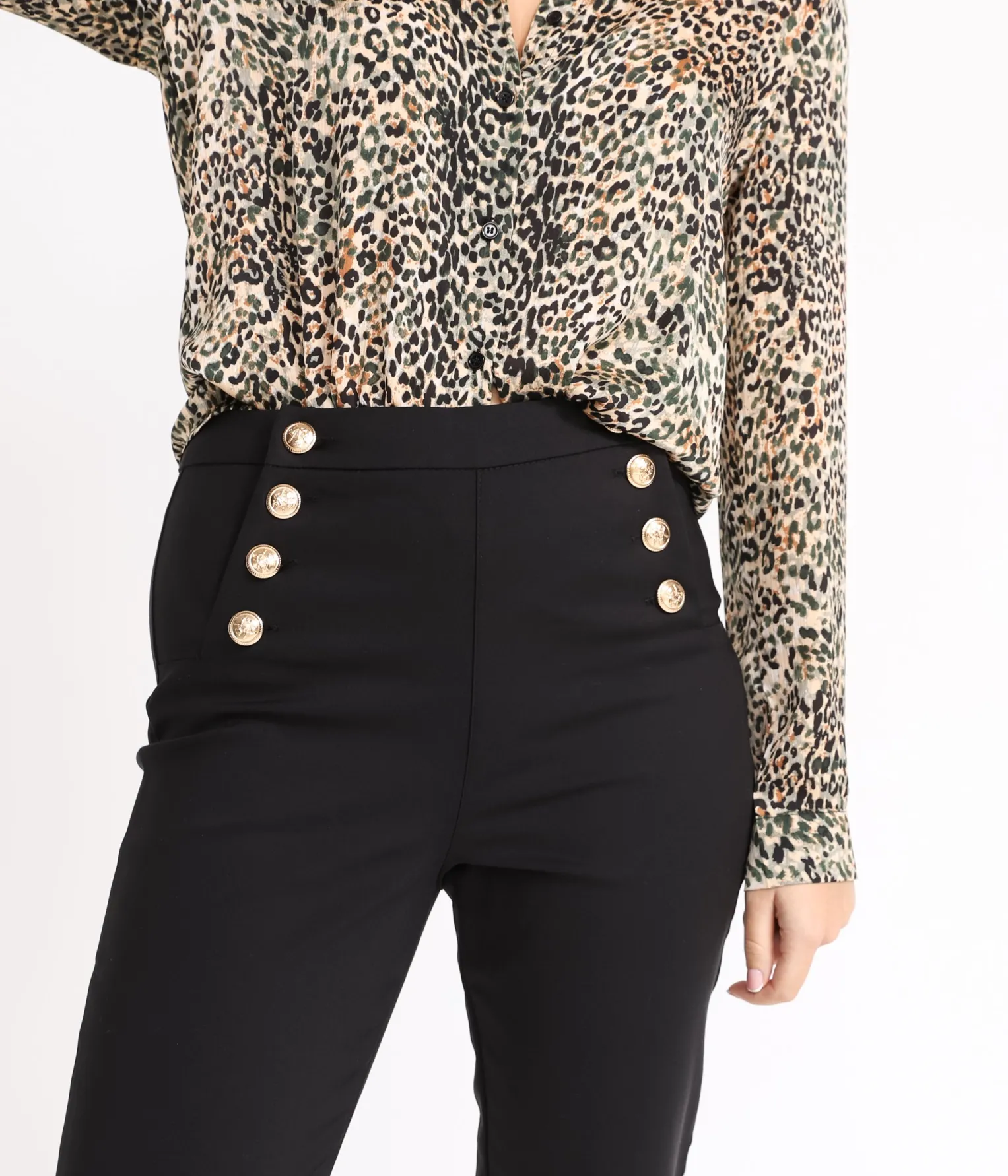 EDJI Pantalon à boutons Clélia* Pantalons & Jeans