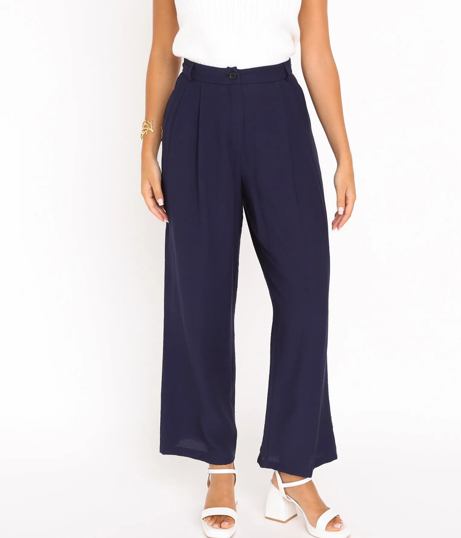 EDJI Pantalon large à boutons Méline* Pantalons & Jeans