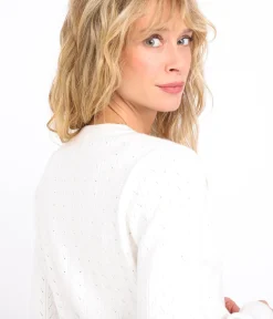 EDJI Pull à boutons Felicia* Mailles