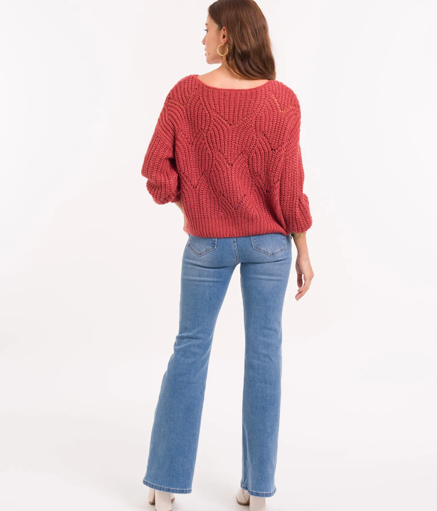 EDJI Pull ajouré oversize Mathis* Mailles