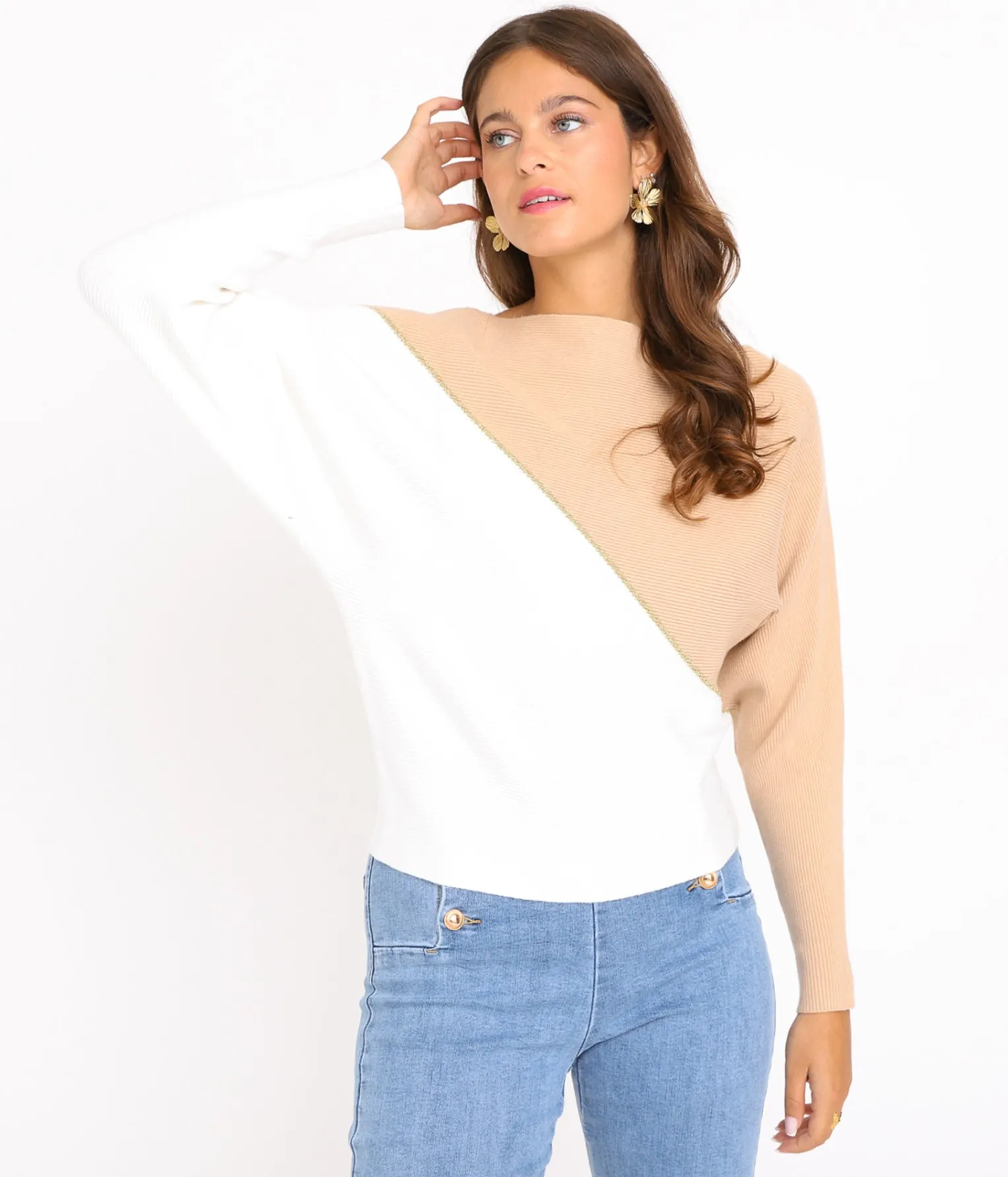 EDJI Pull bicolore Cynthia* Mailles