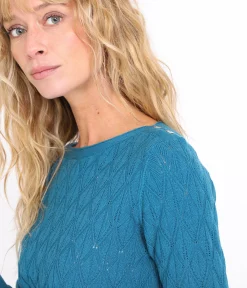 EDJI Pull col bateau Viviane* Mailles