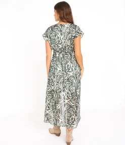 EDJI Robe longue cache-cœur Héléna* Robes