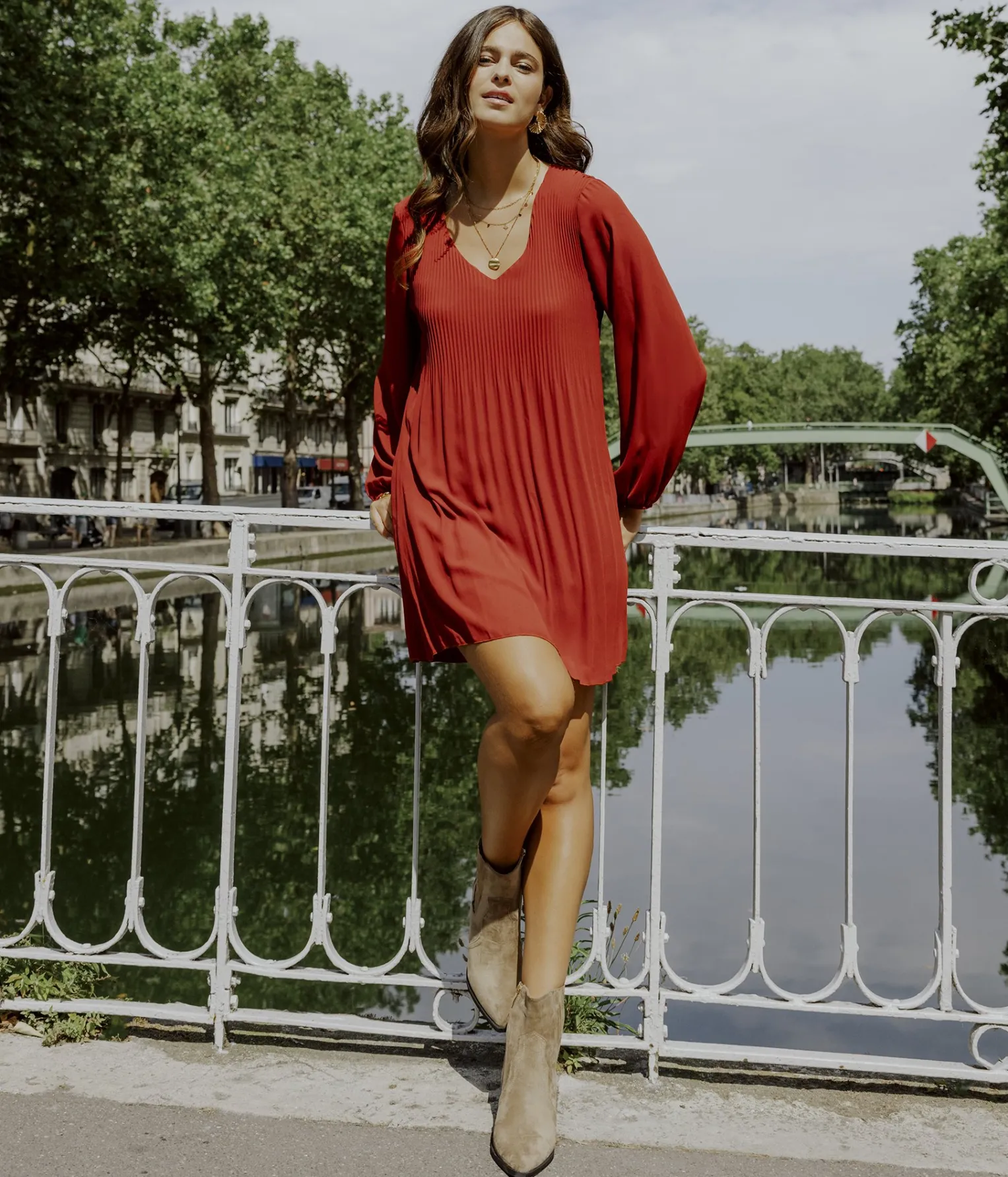 EDJI Robe plissée Hillary* Robes