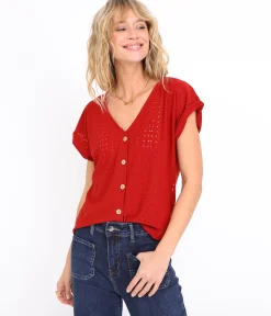 EDJI Tee-shirt à dentelle Ely* T-shirts