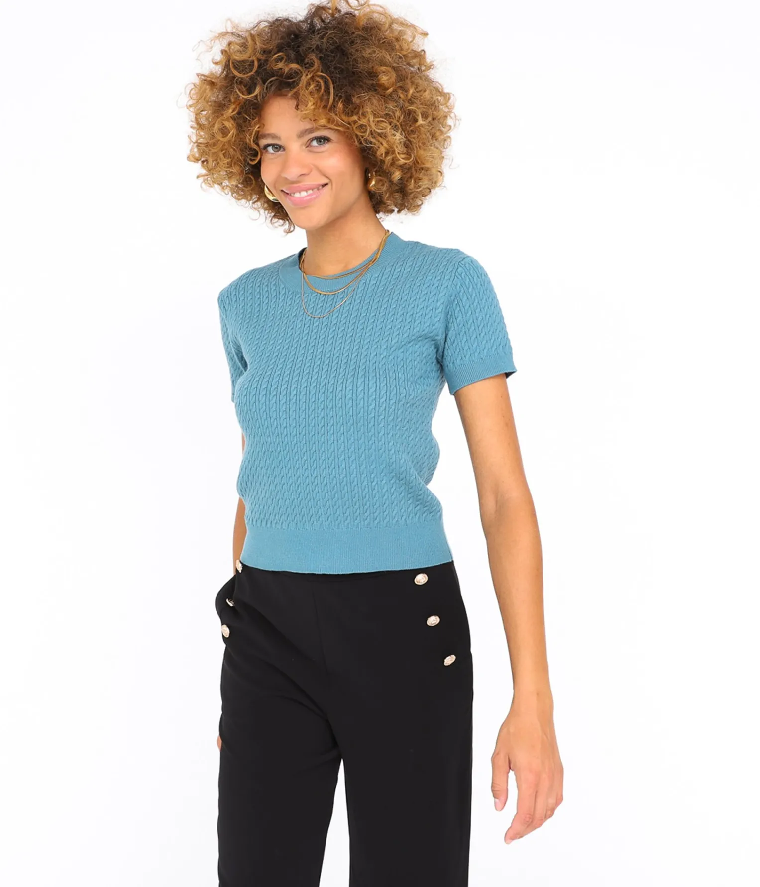 EDJI Tee-shirt tressé Sana* T-shirts